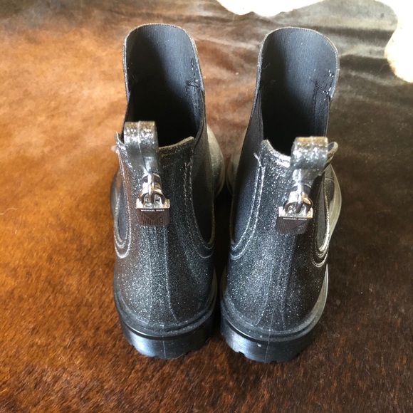 Michael Kors Tipton glitter Chelsea rain boots - Picture 3 of 4
